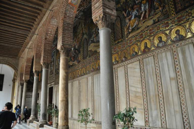 The Palatine church in of Palermo, its Is UNESCO world cultural heritage