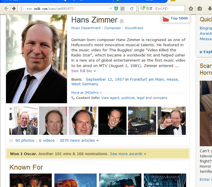 About Hans Zimmer