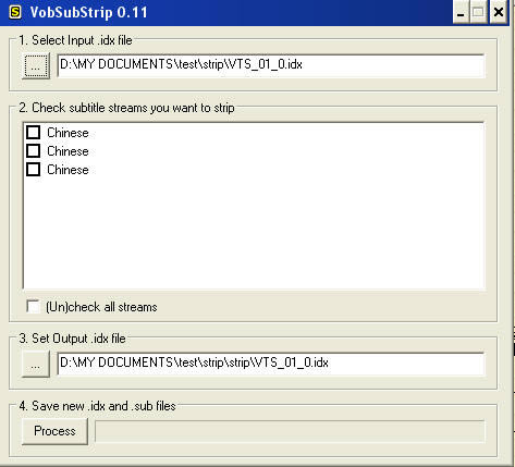 ΪIDX-SUBĻļ(ɾҪ) VobSubStrip(0.11)