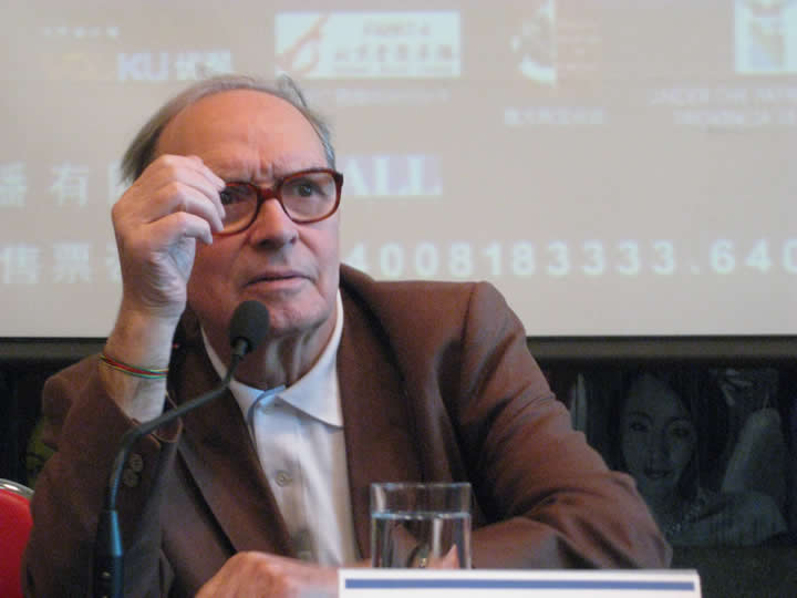 Morricone press conference 