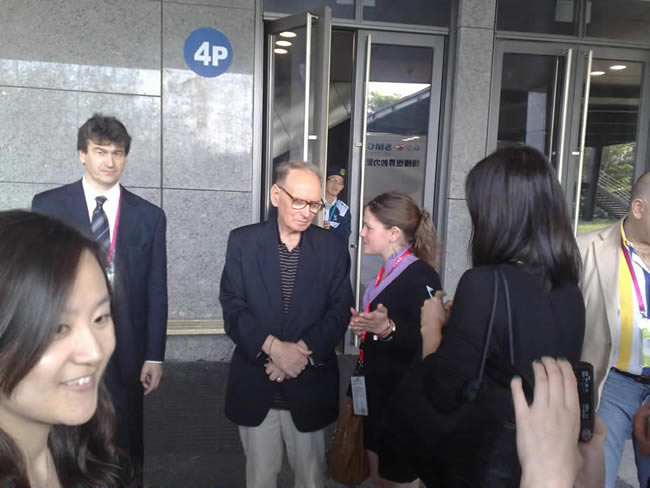 The great master Ennio Morricone in Shanghai EXPO on June 2,2010