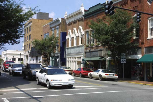 Greeneville, Tennessee in the USA . a small town of about 10,000 in upper east tennessee.