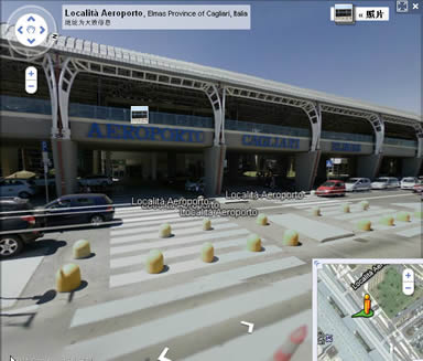 Google地图显示的机场大厅三维地图(2011).从机场完整的鸟瞰视图来看,十几年来,已经进行了很多扩建工程,机场面貌已有了很大的变化.作为曾经在那里留下足迹的客人,我也为它的发展感到高兴